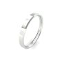 Platinum 2.5mm Soft Chamfered Edge Wedding Band