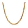 9ct Yellow Gold Fancy Curb Chain 28"