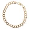 9ct Yellow Gold Curb Bracelet 9"