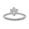 18ct White Gold Diamond Solitaire Ring