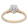 9ct Yellow Gold Cubic Zirconia Single Stone Ring