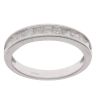 9ct White Gold 0.90ct Princess Cut Diamond Half Eternity Ring