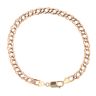 9ct Yellow Gold Double Curb Bracelet 8"