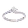 Palladium 0.25ct Diamond Solitaire Ring