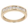 18ct Yellow Gold 0.50ct Brilliant Cut Diamond Half Eternity Ring