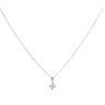 18ct White Gold 0.33ct Brilliant Cut Diamond Solitaire Pendant And Chain 16"