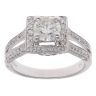 18ct White Gold 1.60ct Brilliant Cut Diamond Cluster Ring