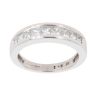 9ct White Gold 1.00ct Princess Cut Diamond Eternity Ring