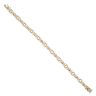 18ct Yellow, White and Rose Gold Fancy Bracelet 7.5"