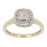 9ct Yellow Gold 0.28ct Cluster Diamond Ring