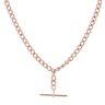 9ct Rose Gold Alber T-Bar Chain 20"