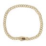 14ct Yellow Gold Monaco Classic Flex Lock Curb Bracelet 7.5"