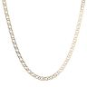 9ct Yellow Gold Double Curb Chain 18"