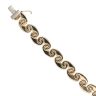 9ct Yellow Gold Curls Bracelet 7"