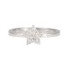 Sterling Silver Pavé Cubic Zirconia Star Ring