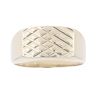 9ct Yellow Gold Patterned Signet Ring