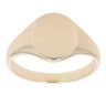 9ct Yellow Gold Plain Signet Ring