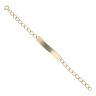 9ct Yellow Gold Curb ID Bracelet 8.5"