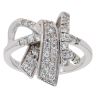 18ct White Gold Fancy Cubic Zirconia Ring