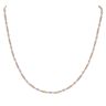 9ct Yellow And White Gold Fancy Bead Chain 16"