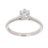 9ct White Gold 0.50ct Brilliant Cut Diamond Solitaire Ring