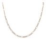 9ct Yellow Gold Figaro Chain 18"