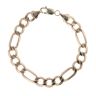 9ct Yellow Gold Figaro Bracelet 8.5"