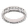 18ct White Gold 0.60ct Princess Cut Diamond Half Eternity Ring