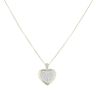 9ct Yellow Gold 0.50ct Diamond Heart Pendant And Chain 18"