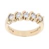 9ct Yellow Gold 0.60ct Diamond Five Stone Ring