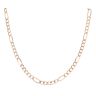 9ct Yellow Gold Figaro Chain 18"