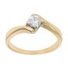 18ct Yellow Gold 0.33ct Diamond Solitaire Ring
