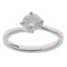 Platinum 1.00ct Brilliant Cut Diamond Solitaire Ring