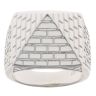 Silver Pyramid Ring