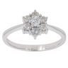 9ct White Gold 0.50ct Diamond Daisy Cluster Ring