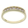 18ct Yellow Gold 0.50ct Diamond Half Eternity Ring