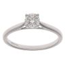 9ct White Gold 0.33ct Brilliant Cut Diamond Solitaire Ring