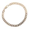 9ct Yellow Gold Curb Bracelet 8"