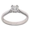 18ct White Gold 0.33ct Brilliant Cut Diamond Solitaire Ring