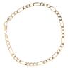 9ct Yellow Gold Figaro Bracelet 8.5"