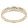 9ct Yellow Gold 0.15ct Diamond Half Eternity Ring