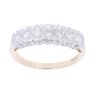 9ct Yellow Gold 0.50ct Diamond Half Eternity Ring