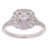 18ct White Gold 0.95ct Diamond Cluster Ring