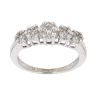 9ct White Gold 0.50ct Brilliant Cut Diamond Cluster Ring