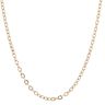 9ct Yellow Gold Textured Link Belcher Chain 18"