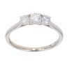 18ct White Gold 0.50ct Trilogy Diamond Ring