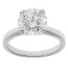 Platinum 3.01ct Brilliant Cut Diamond Solitaire Ring