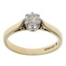 18ct Yellow Gold 0.50ct Brilliant Cut Diamond Solitaire Ring