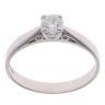 18ct White Gold 0.41ct Brilliant Cut Diamond Solitaire Ring