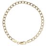 9ct Yellow Gold Curb Bracelet 7"